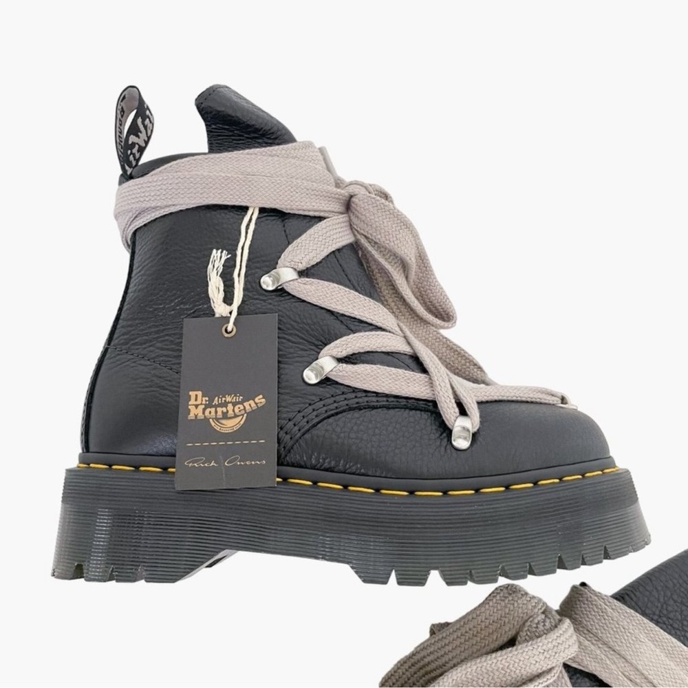Doc Martens X Rick Owens Pentagram Boots Size 39 - Picture 7 of 11